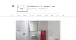 Desktop Screenshot of prefabbathrooms.com.au