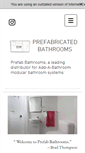 Mobile Screenshot of prefabbathrooms.com.au